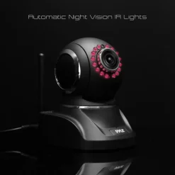 Indoor Wireless Security Camera - Remote Control, 720p HD, Night Vision<Pyle