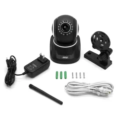 Indoor Wireless Security Camera - Remote Control, 720p HD, Night Vision<Pyle