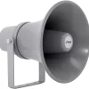 Indoor/Outdoor PA Horn Speaker 20W Loud Sound Aluminum Grey<Pyle Clearance