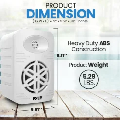 Indoor/Outdoor Speakers 300W Waterproof 4