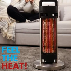 Infrared Patio Heater, Efficient Carbon Fiber, Aluminum Frame, Indoor/Outdoor<SereneLife New