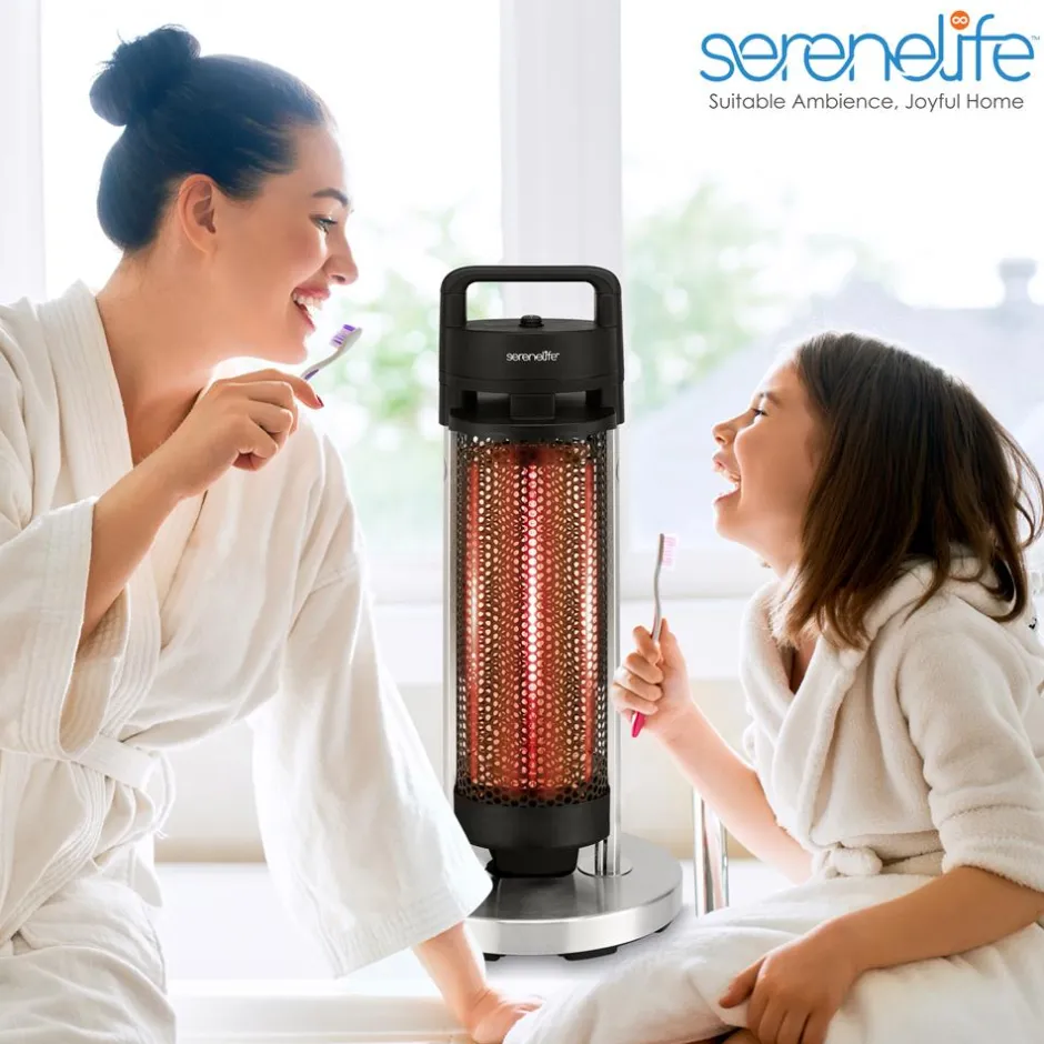 Infrared Patio Heater, Efficient Carbon Fiber, Aluminum Frame, Indoor/Outdoor<SereneLife New