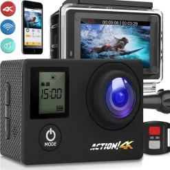 4K Ultra Hd Wifi Action! Cam<SereneLife