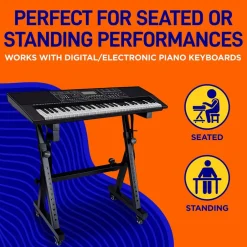 Keyboard Stand With Wheels<Pyle Online