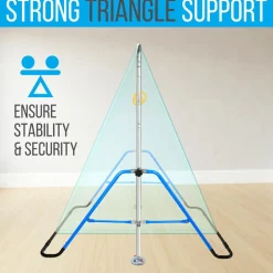 Kids Gymnastics Bar Adjustable Height Foldable Steel Tube<SereneLife Online