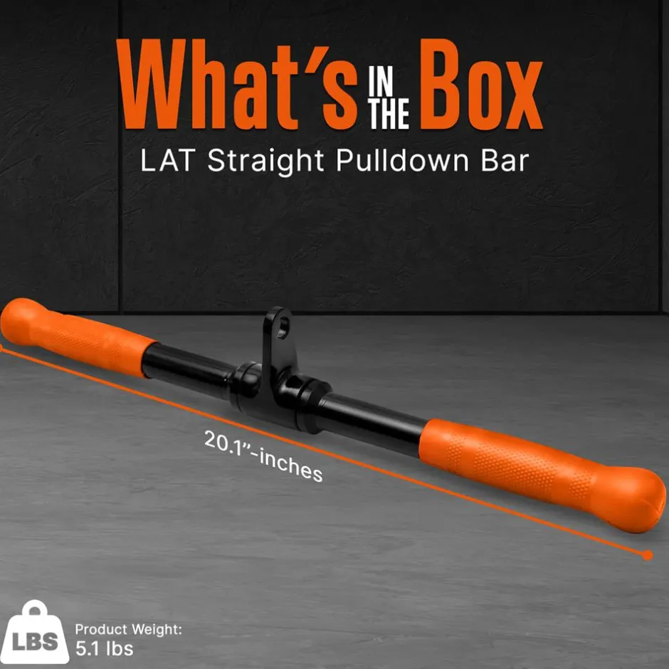 Lat Straight Pulldown Bar<SQUATZ Sale