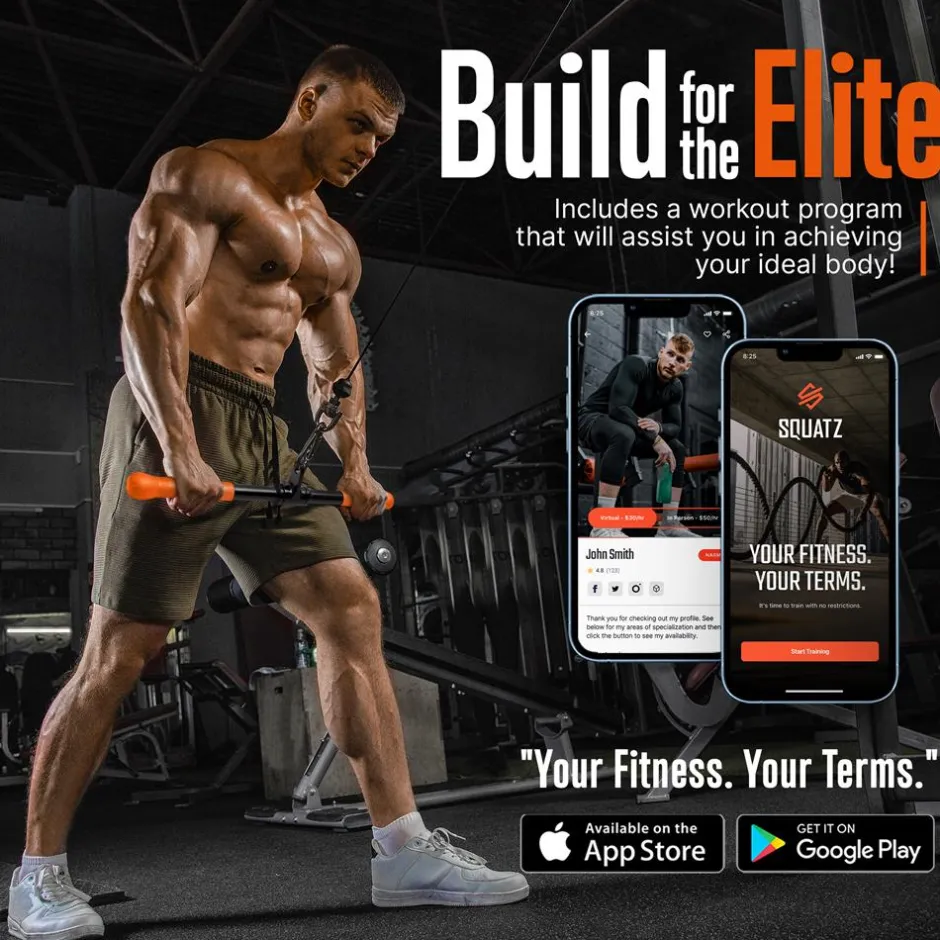 Lat Straight Pulldown Bar<SQUATZ Sale