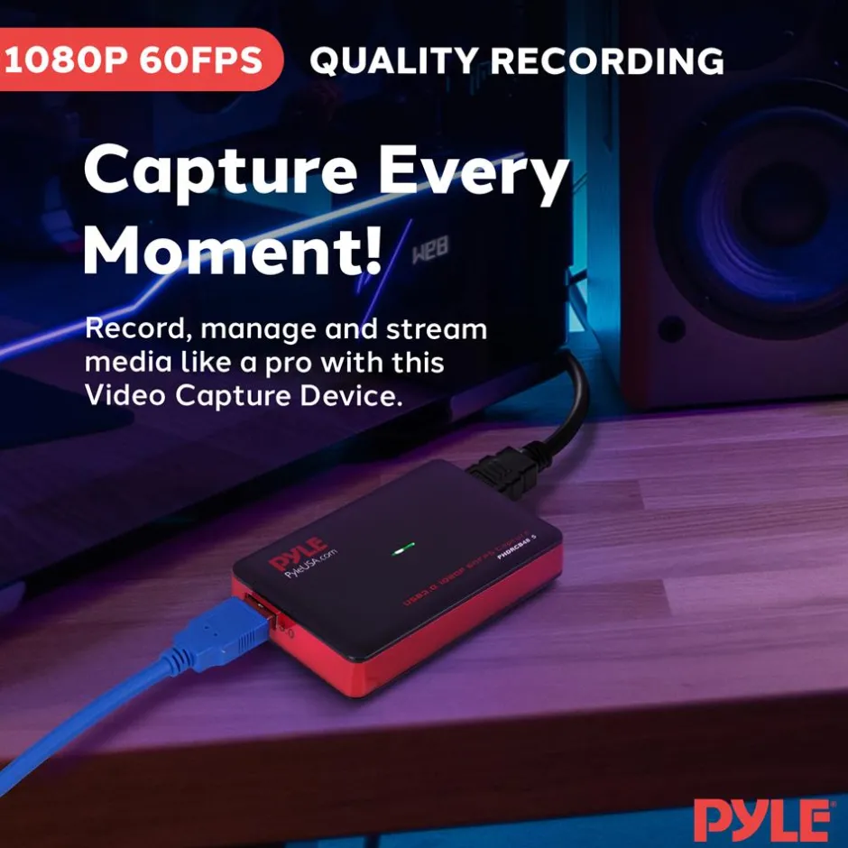 Live Stream Video Capture Device<Pyle New
