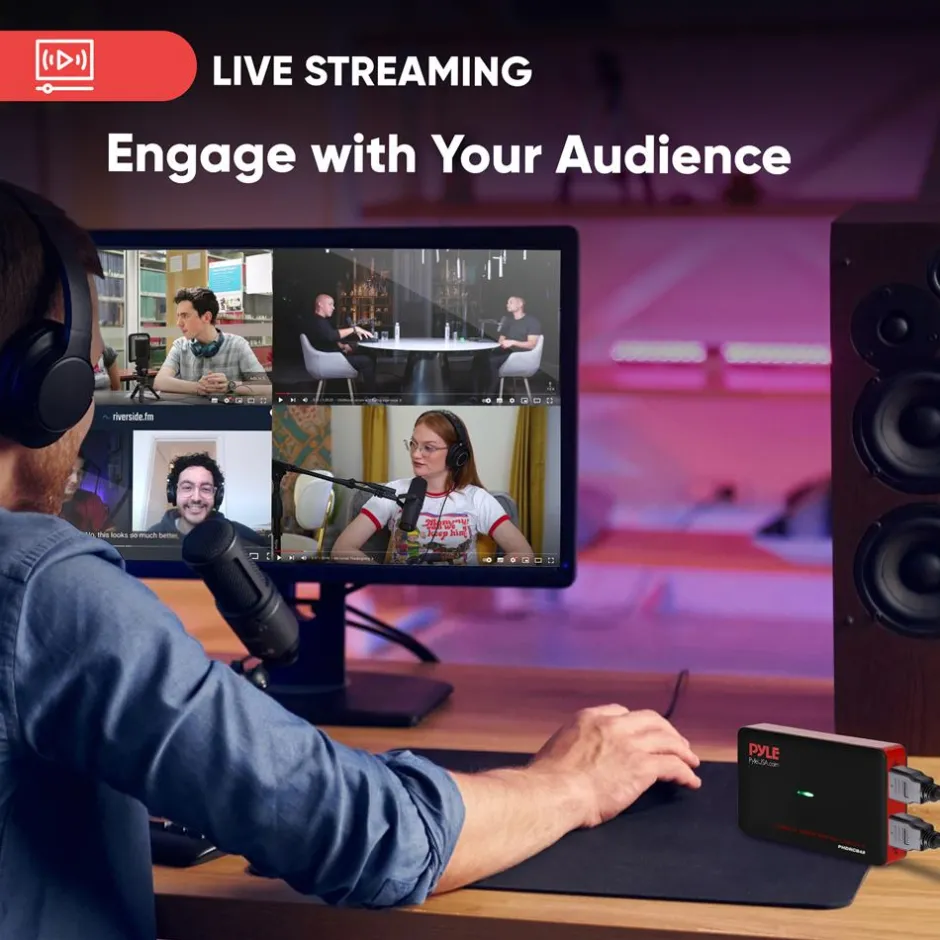 Live Stream Video Capture Device<Pyle New