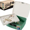 Lockable Storage Bin 1 Gallon Capacity ABS Material Green<SereneLife Hot
