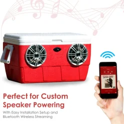 Marine Amplifier 200W Bluetooth Waterproof Compact Design<Pyle