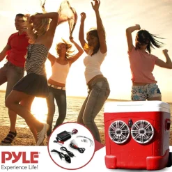 Marine Amplifier 200W Bluetooth Waterproof Compact Design<Pyle