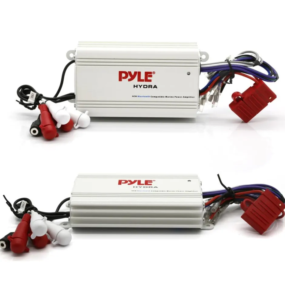 Marine Amplifier 200W Bluetooth Waterproof White<Pyle