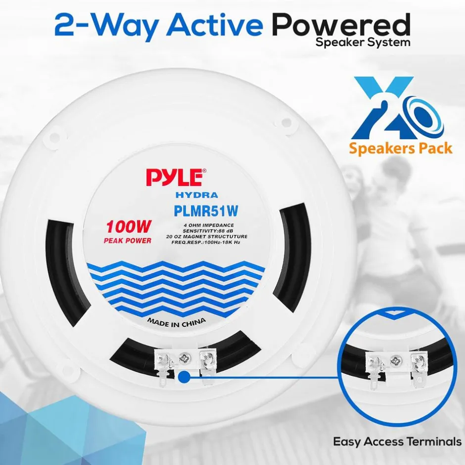 Marine Bluetooth Cd/Mp3 Radio Receiver &<Pyle Online