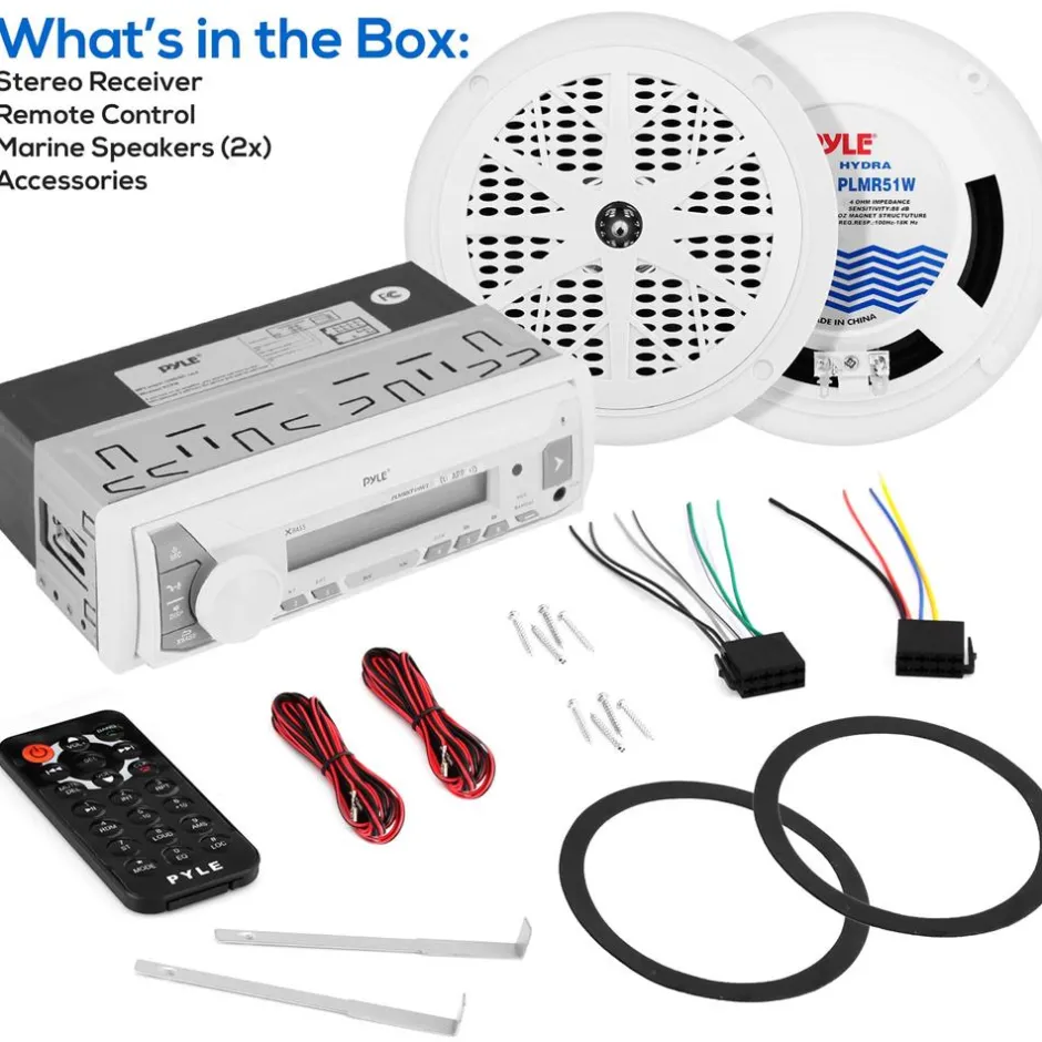 Marine Bluetooth Cd/Mp3 Radio Receiver &<Pyle Online