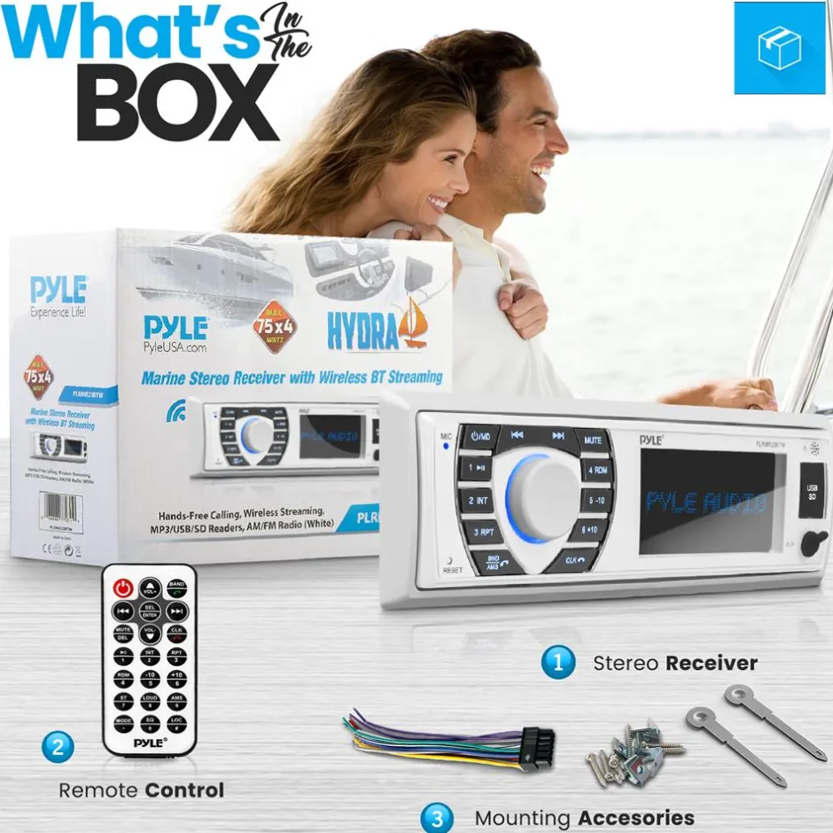 Marine Bluetooth Mp3 Radio Receiver<Pyle Clearance