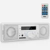 Marine Bluetooth Stereo Radio - Wireless Streaming, Built-in Mic, White<Pyle Outlet