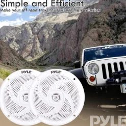 Marine Speakers 180W Waterproof 5.25