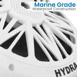 Marine Speakers, Waterproof, 300W Power, Poly Carbon Cone, White<Pyle Hot