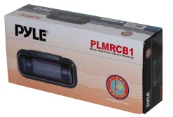Marine Stereo Cover, Water Resistant Shield, Smoke Window, Flip-Up Door<Pyle