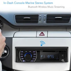 Marine Stereo Kit Bluetooth Hands-Free 4 Waterproof Speakers<Pyle Discount