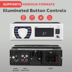 Marine Stereo Kit Hands-Free Bluetooth 5.25