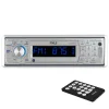 Marine Stereo Radio: Bluetooth Streaming, Detachable Face, Silver<Pyle Discount