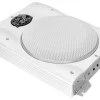 Marine Subwoofer System 1000W Slim Waterproof Amplified Speaker White<Lanzar Discount