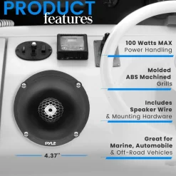Marine Tweeter Speaker System<Pyle