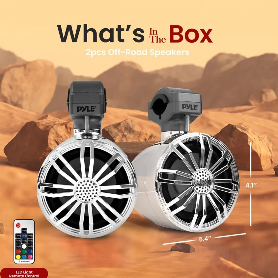 Marine Utv Off-Road Bluetooth Speaker<Pyle