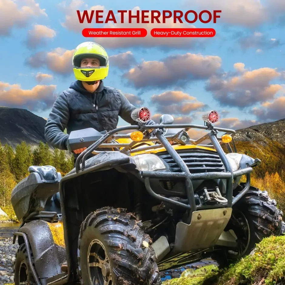 Marine Utv Off-Road Bluetooth Speaker<Pyle
