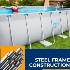 Metal Frame Pool Set<SereneLife Sale