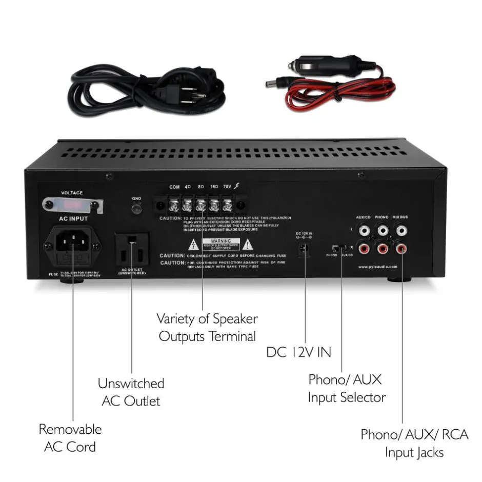 Microphone Pa Mono Amplifier<Pyle Sale