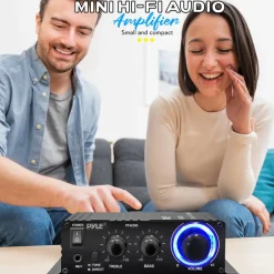 Mini Audio Amplifier 60W HiFi Stereo Class-T Circuit 2-8Œ© Speakers<Pyle Best
