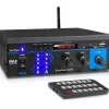 Mini Bluetooth Stereo Amplifier - 150W Power, RCA Input, Blue LED Display<Pyle New