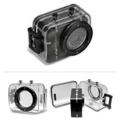Mini HD Camera 1080P Video 12MP Touch Screen Waterproof Red<Pyle Sale