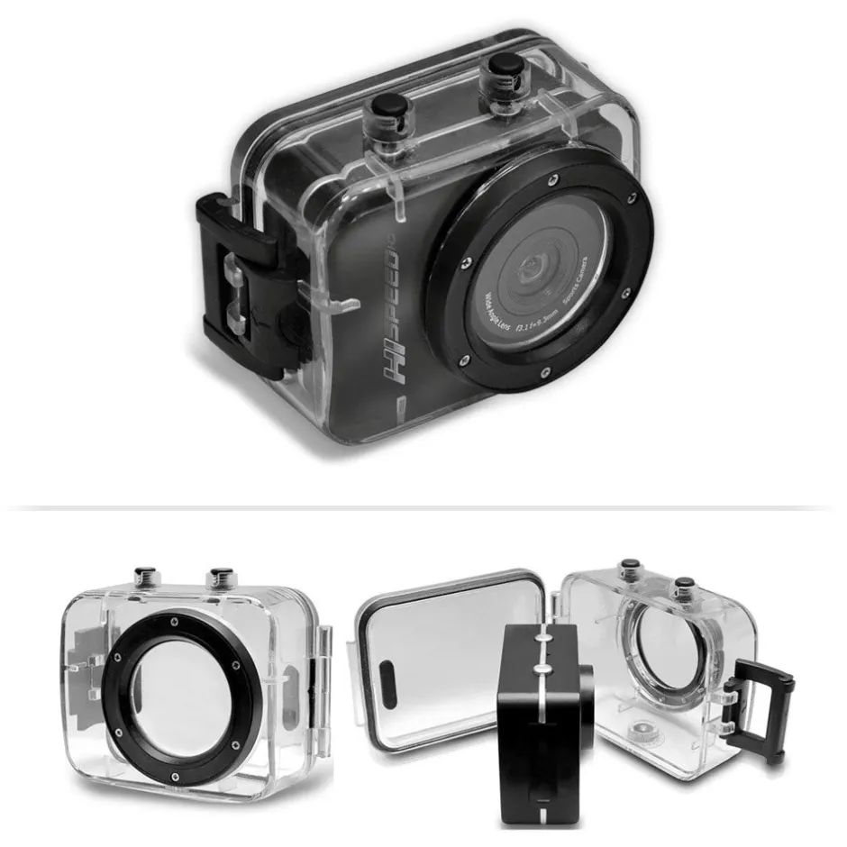 Mini HD Camera 1080P Video 12MP Touch Screen Waterproof Red<Pyle Sale