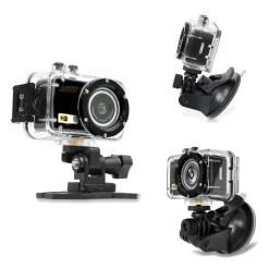 Mini HD Camera Wi-Fi Waterproof 1080p Video Gray<Pyle Online