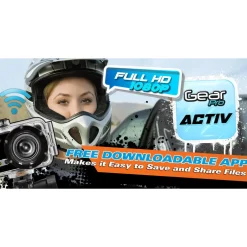 Mini HD Camera Wi-Fi Waterproof 1080p Video Gray<Pyle Online