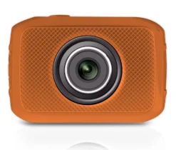 Mini HD Sports Camera 720p Video 2" Touch Screen Waterproof Case Orange<Pyle Clearance