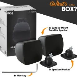 Mini Satellite Speaker<Pyle Best