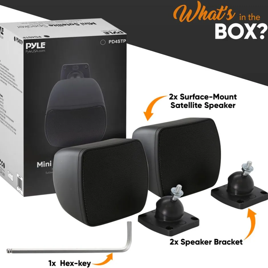 Mini Satellite Speaker<Pyle Best