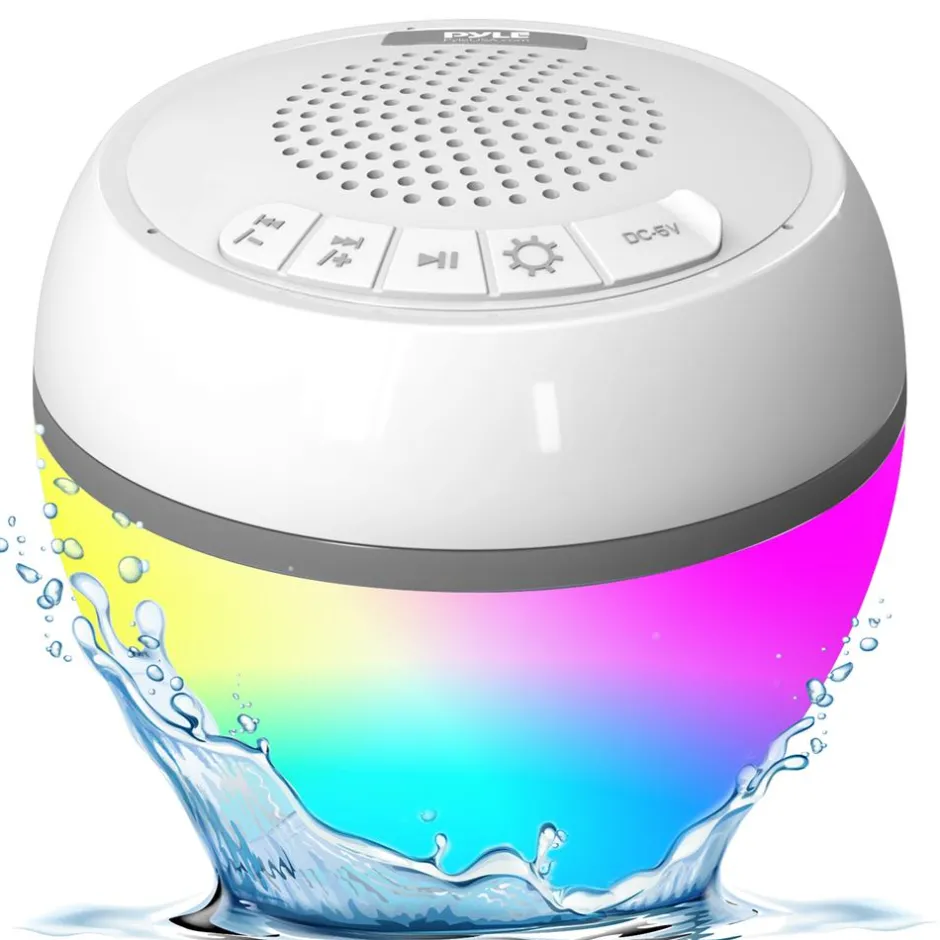 Mini Speaker With Colorful Lights<Pyle Sale