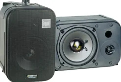 Mini-Monitor Speakers, Deep Bass, 5" Woofer, 200W, Vented Design<Pyle Online