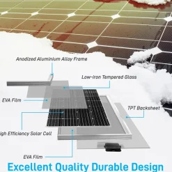Mono Solar Panel Starter Kit<SereneLife Hot
