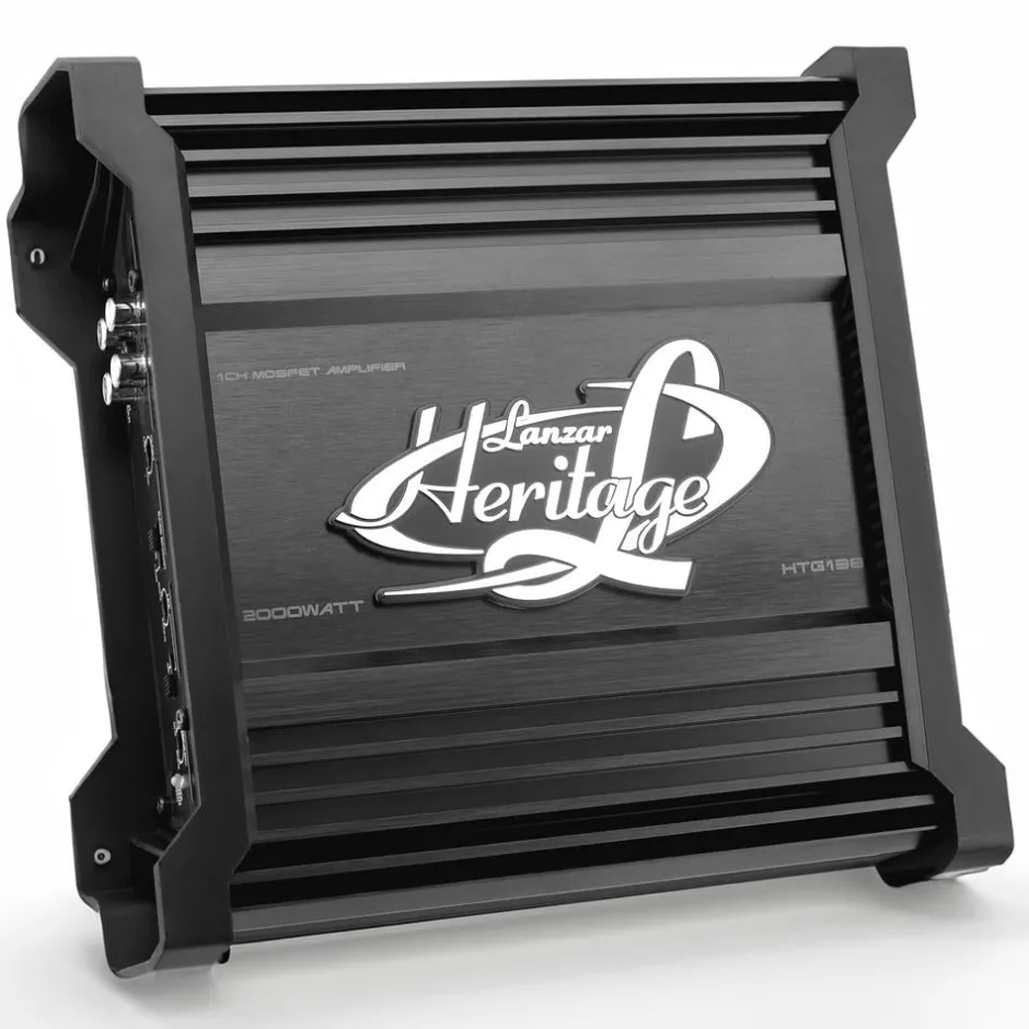 Monoblock Car Audio Amp 2000W 2-Ohm Stable Mosfet Chrome Inputs<Lanzar Sale