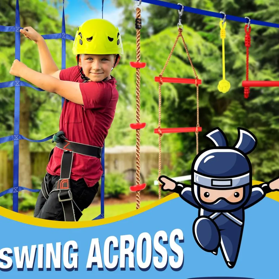 Ninja Warrior Obstacle Course<SereneLife Sale