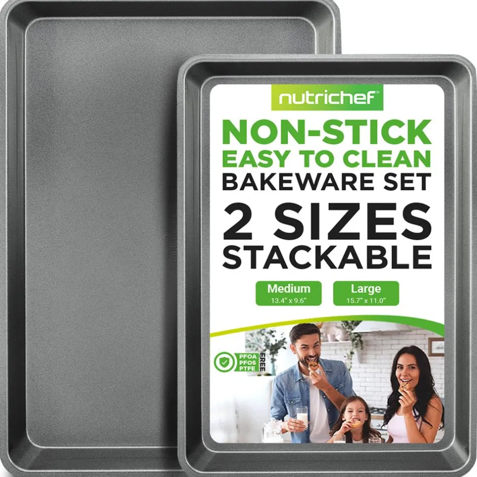 Nonstick Cookie Sheet Baking Pan<NutriChef New