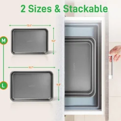 Nonstick Cookie Sheet Baking Pan<NutriChef New