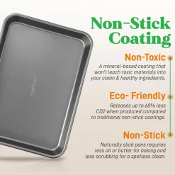 Nonstick Cookie Sheet Baking Pan<NutriChef New